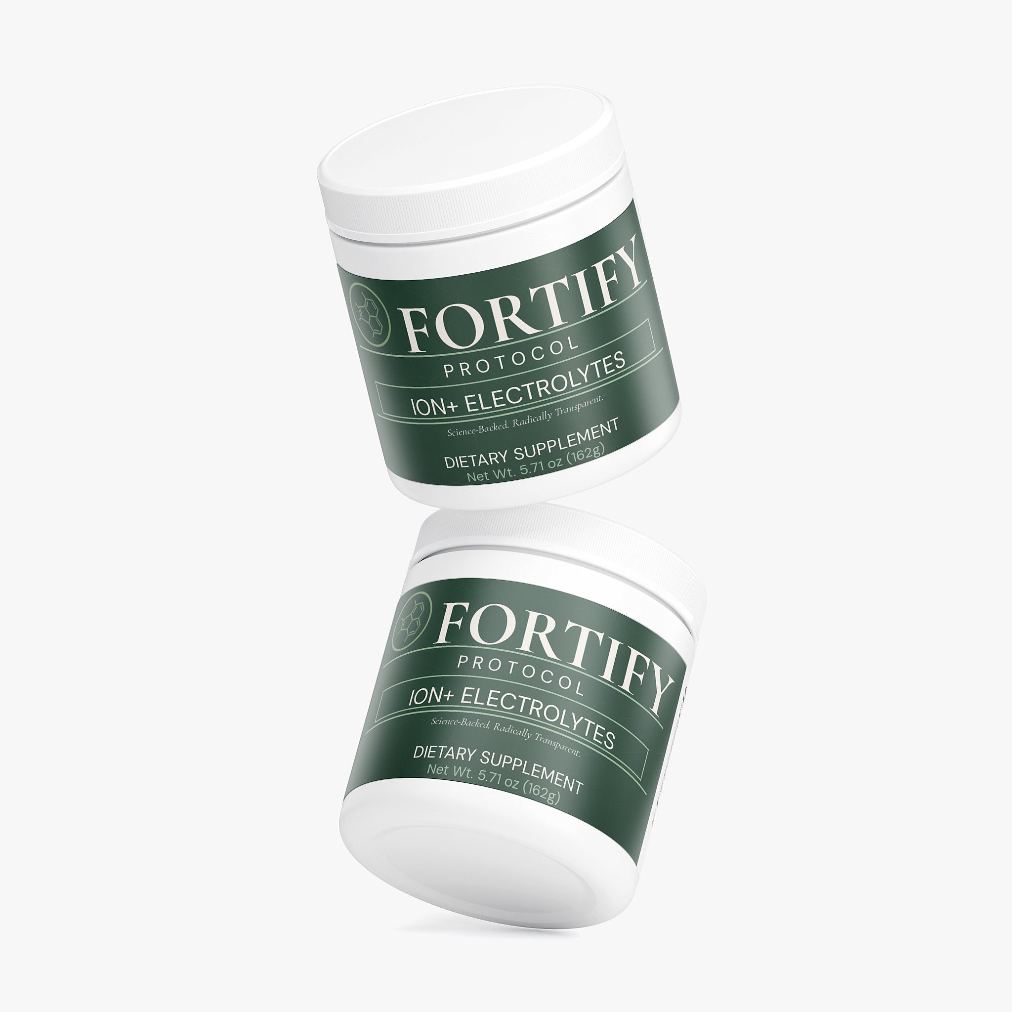 Fortify Protocol ION+ Electrolytes Lychee - Two Tubs Floating
